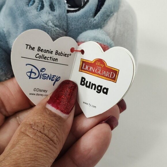 Ty Sparkle Beanie Babies Disney Lion Guard Bunga Stuffed Animal Plush Toy 2016 - Picture 8 of 8